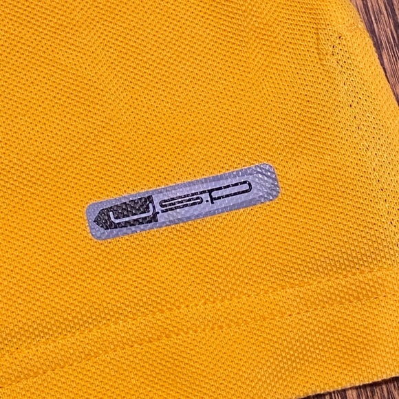 Puma Golf Gold Yellow Purple Polo - Picture 5 of 5